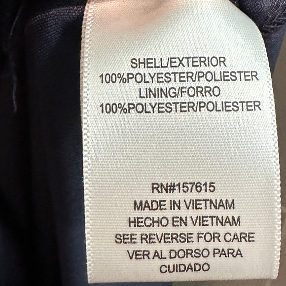 COPY - Brand New with tags Nicole Miller Navy blue with white polka dots maxi d… - Picture 9 of 10